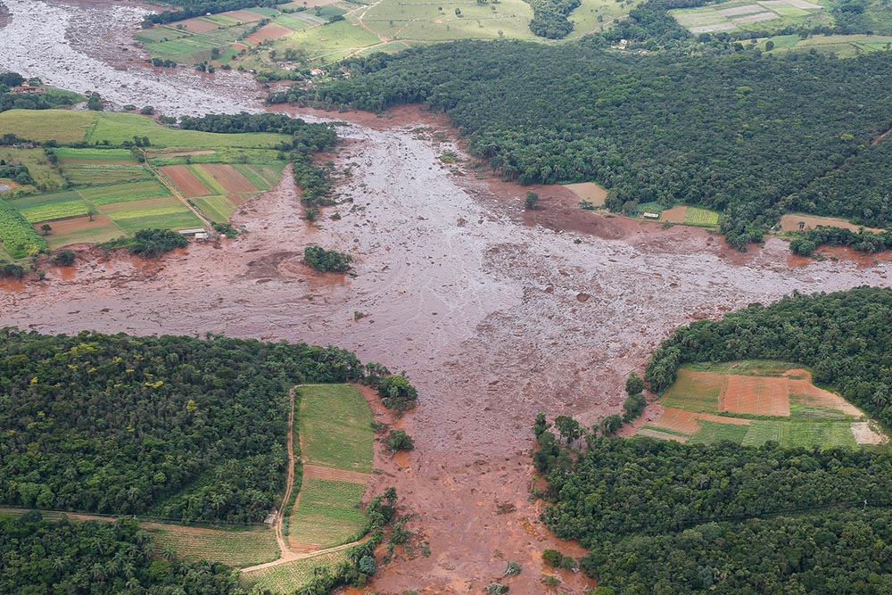 Região atingida pelo rompimento da barragem de Brumadinho - MG (Foto: Isac Nóbrega/PR)